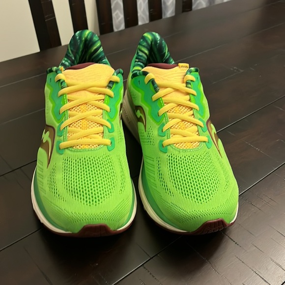 Saucony Ride 14 Bean That’s How I Casserole Shoes Sneakers Thanksgiving Mens 10 - Picture 3 of 16